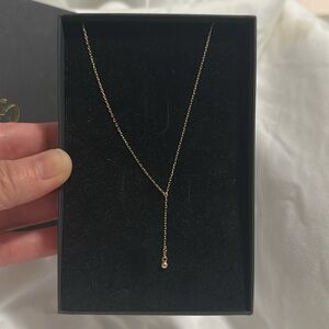 Catbird Gold Greco Lariat Necklace